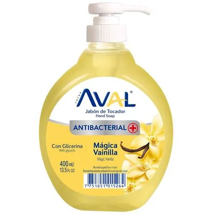 Jabon Liquido Antibacterial Aval