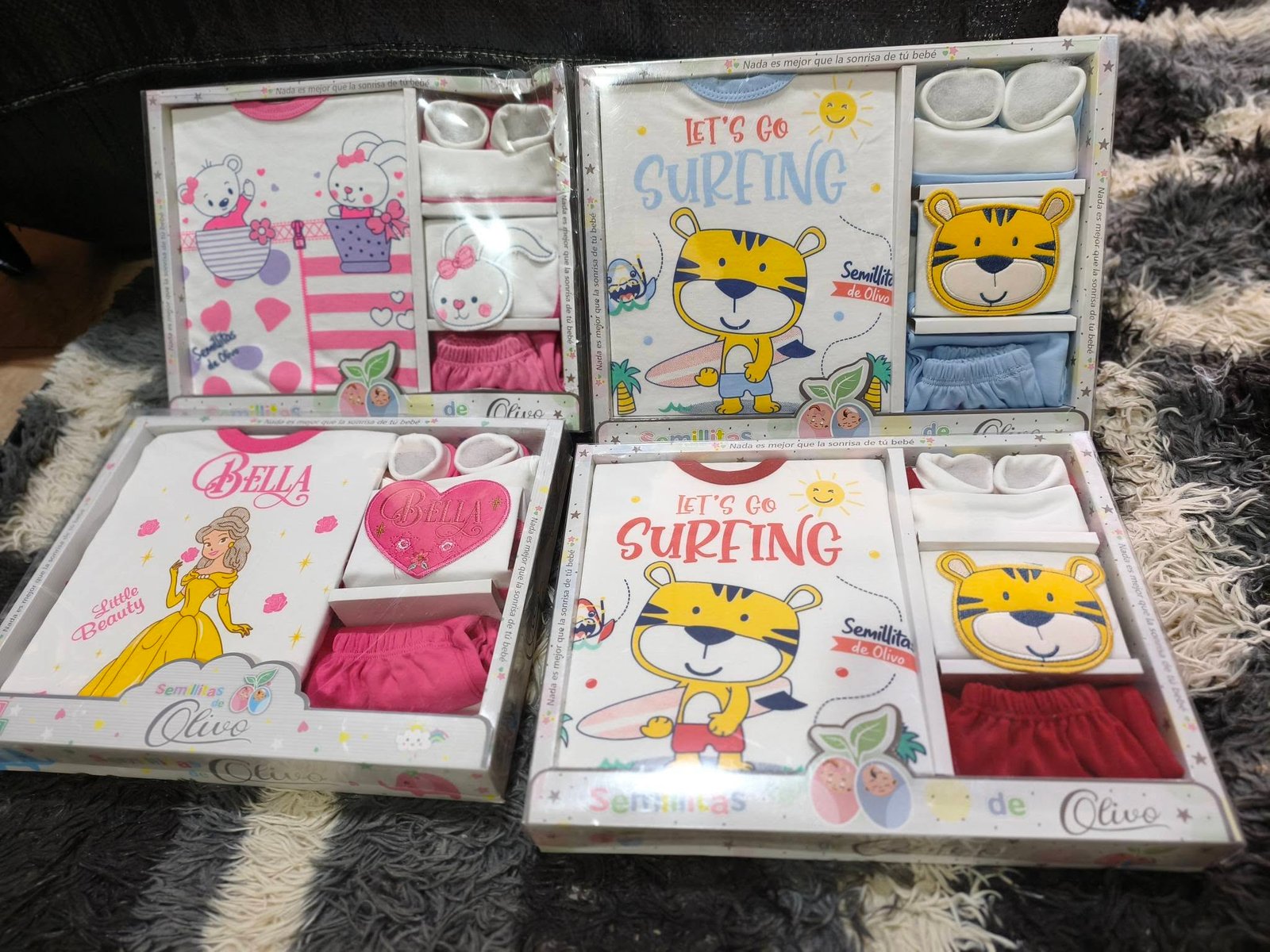 CONJUNTO DE ALGODON PARA BEBE