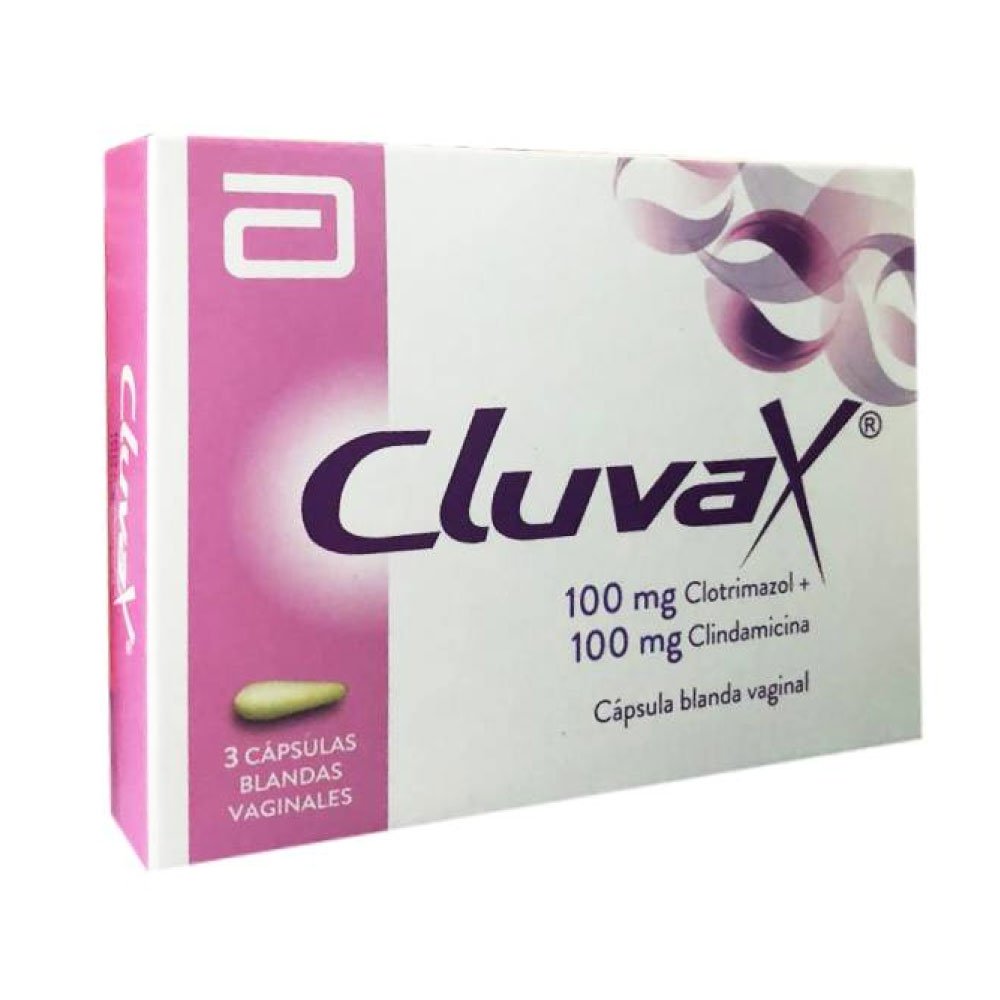 CLUVAX 100 MG CLOTRIMAZOL + 100 MG CLINDAMICINA