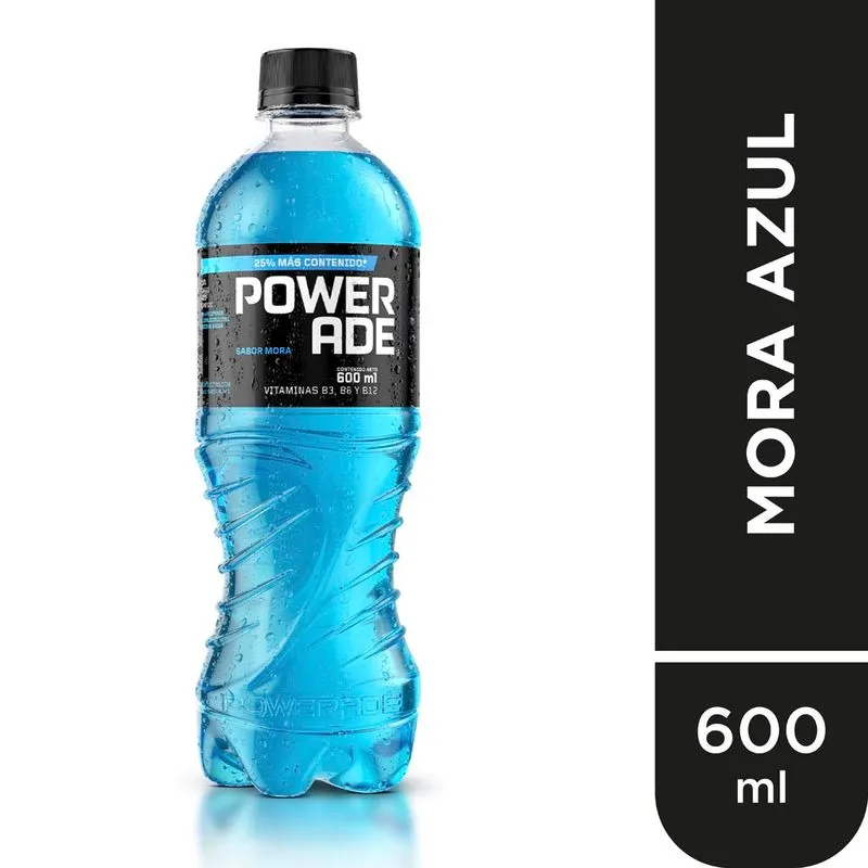 Bebida Rehidratante Powerade Mora Botella