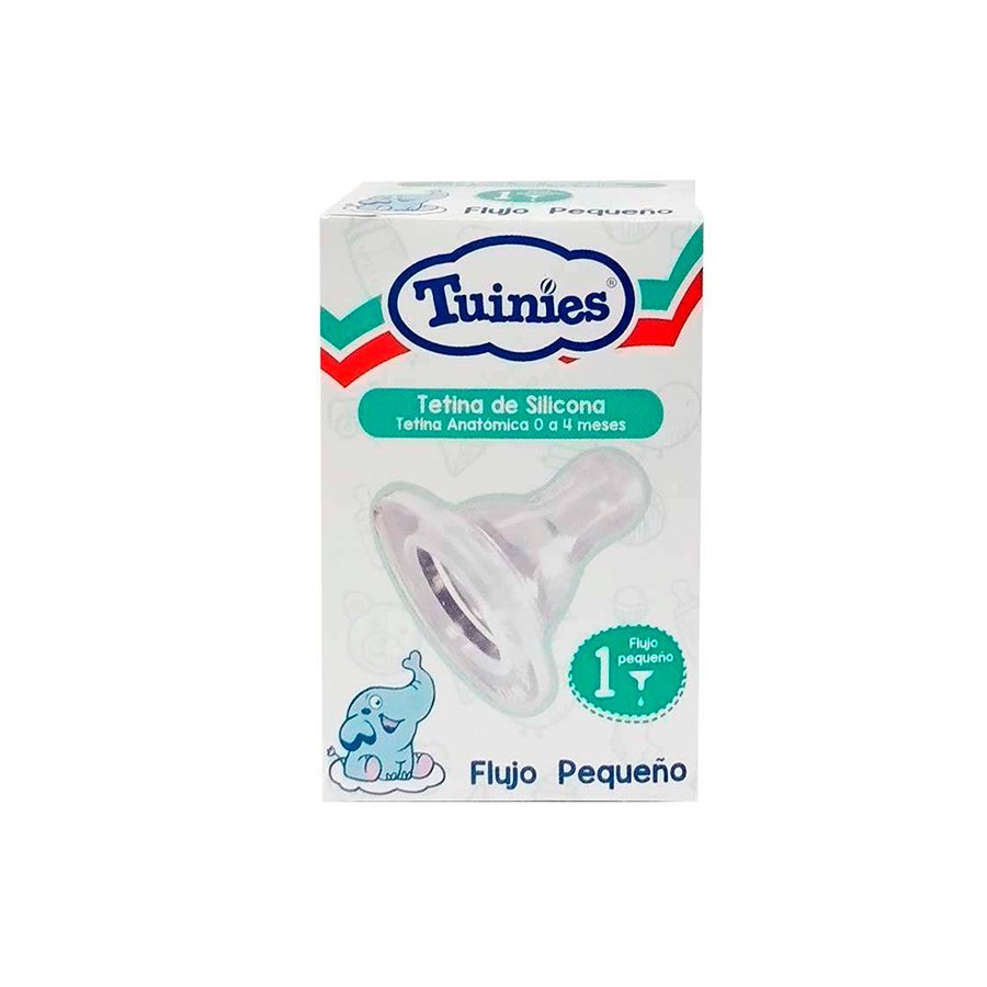 Tuinies Tetina Anatomica Silicona 0 - 4 meses