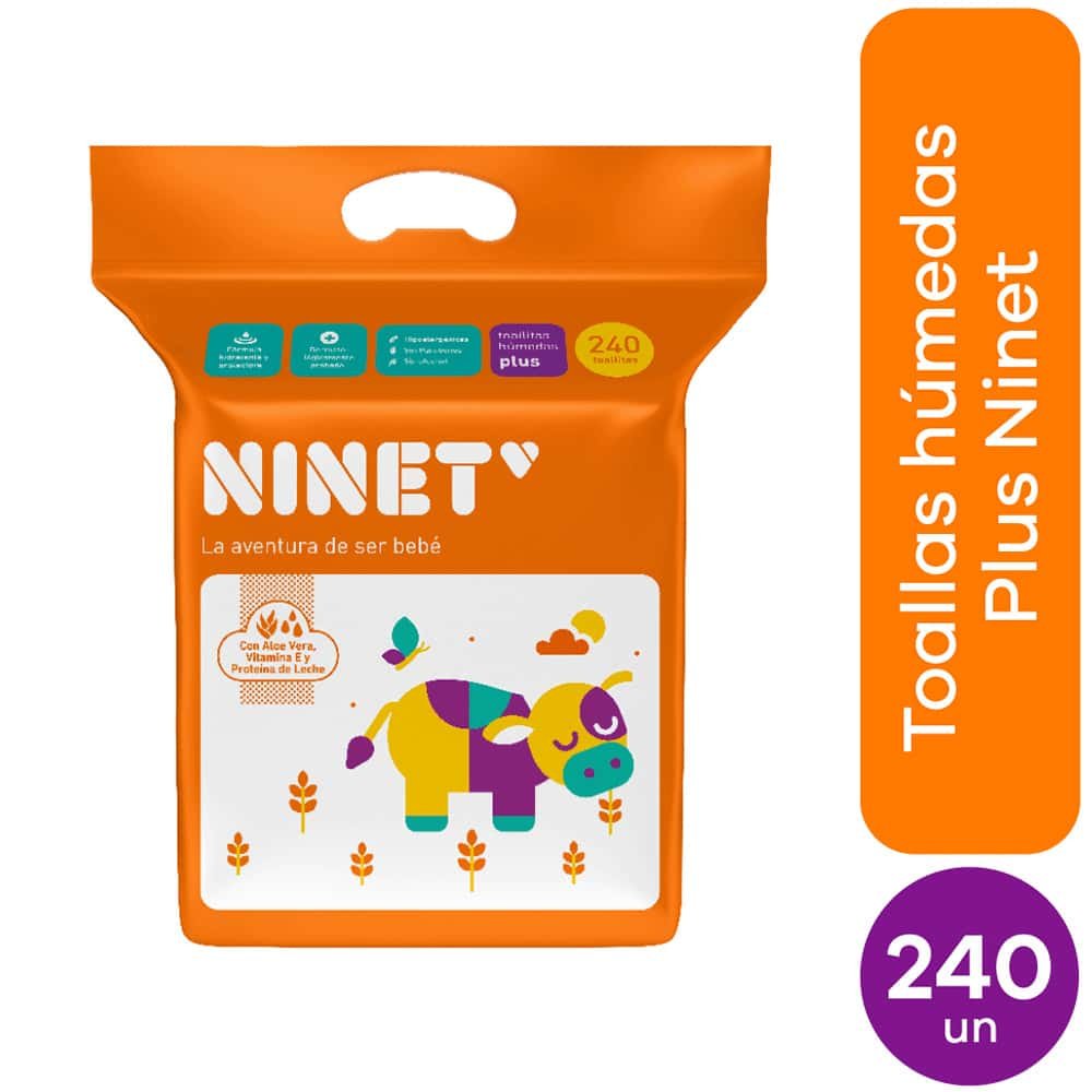 Pañitos húmedos NINET x240  Toallitas Humedas