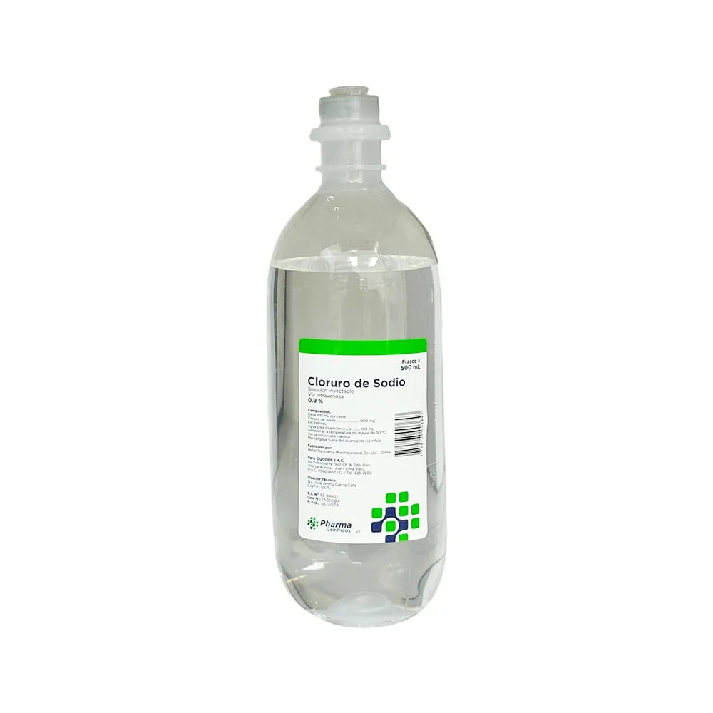 CLORURO DE SODIO 0.9% x 500ml