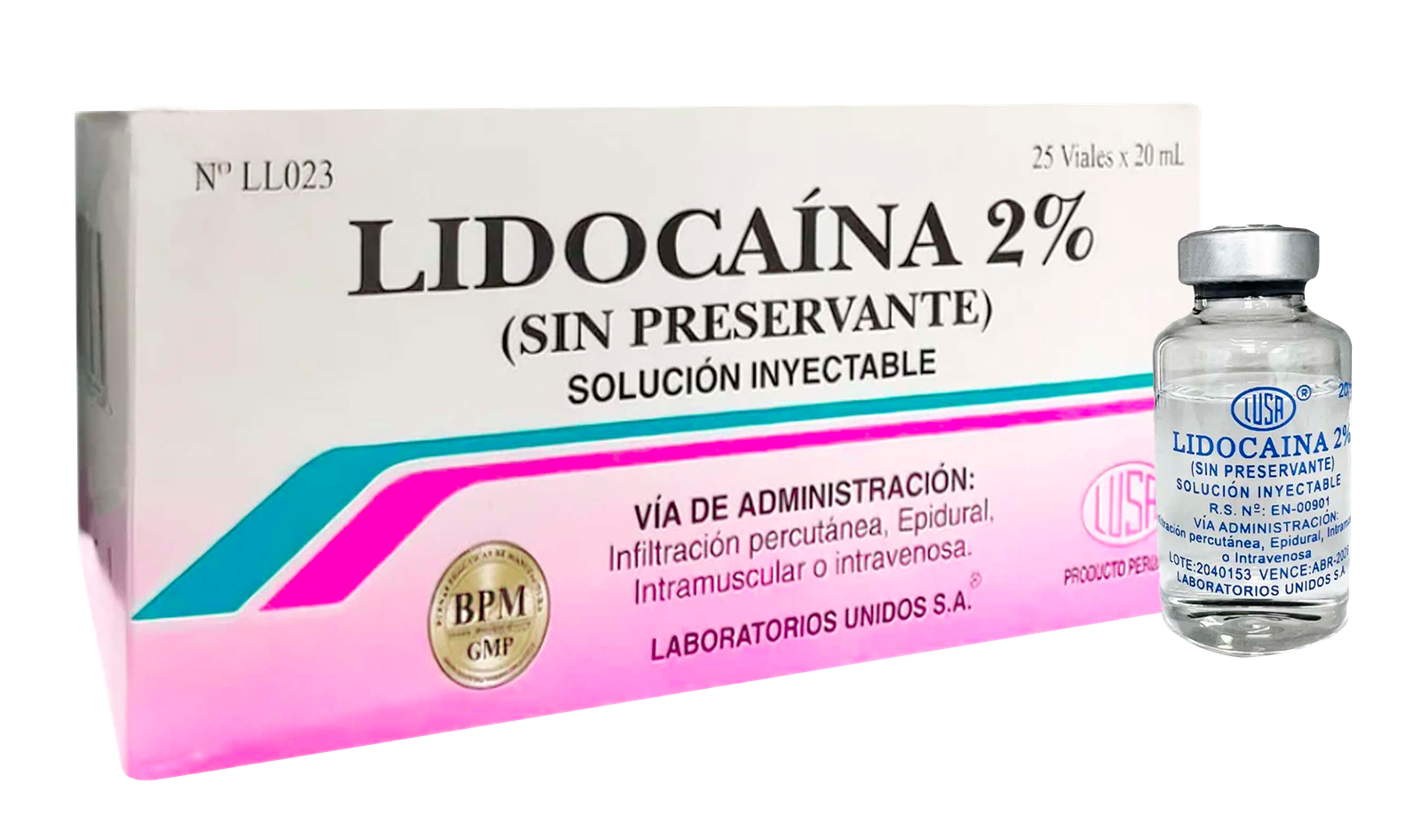 LIDOCAINA 2 % VIALES