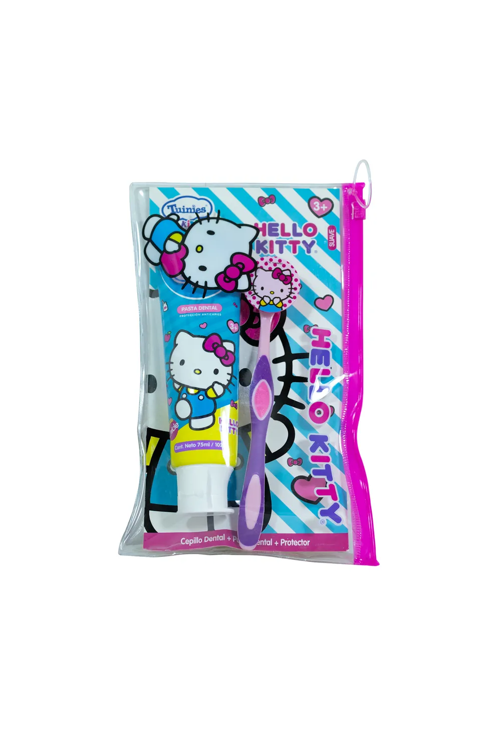 KIT PASTA DENTAL+CEPILLO PARA NIÑAS