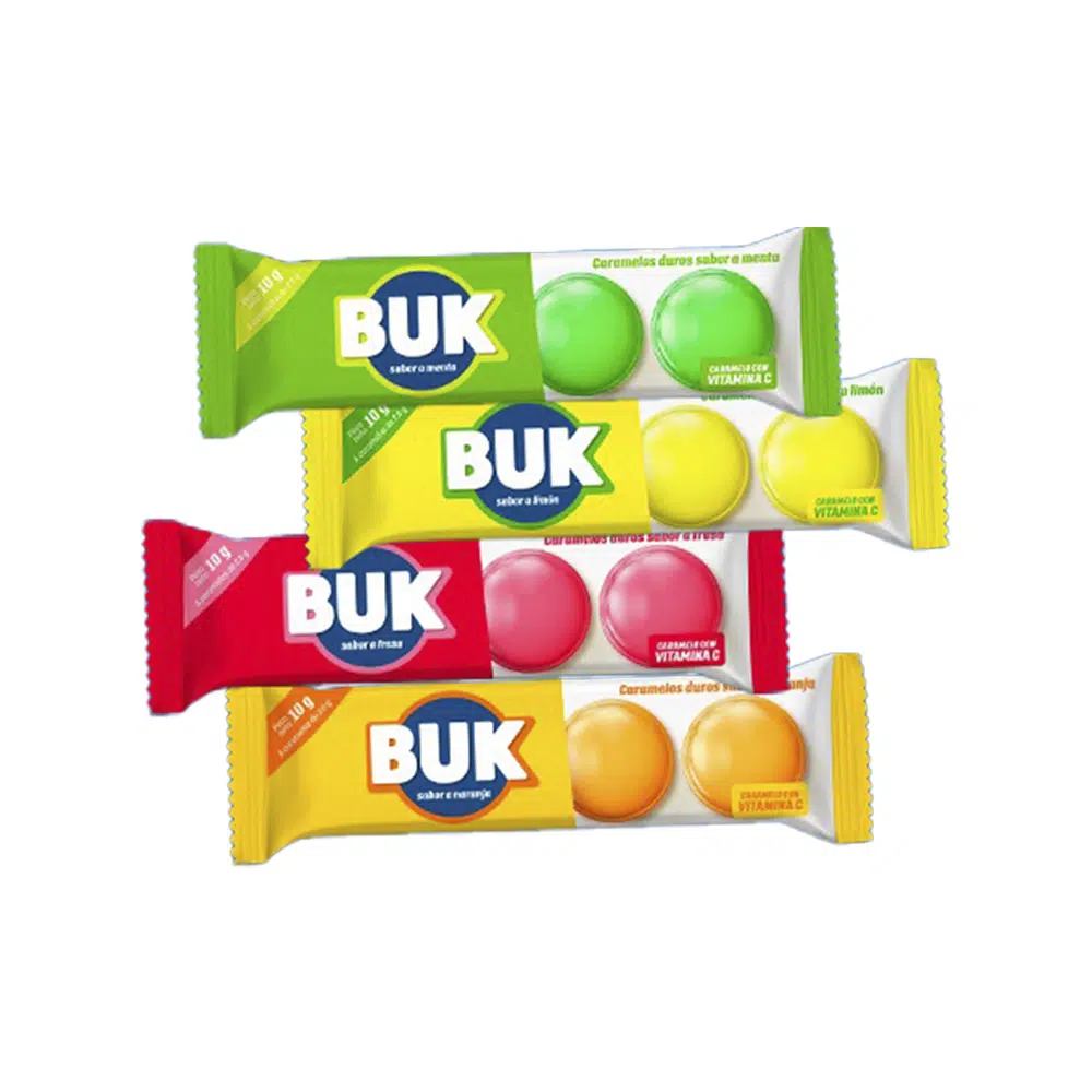 BUK CARAMELOS CON VITAMINA C
