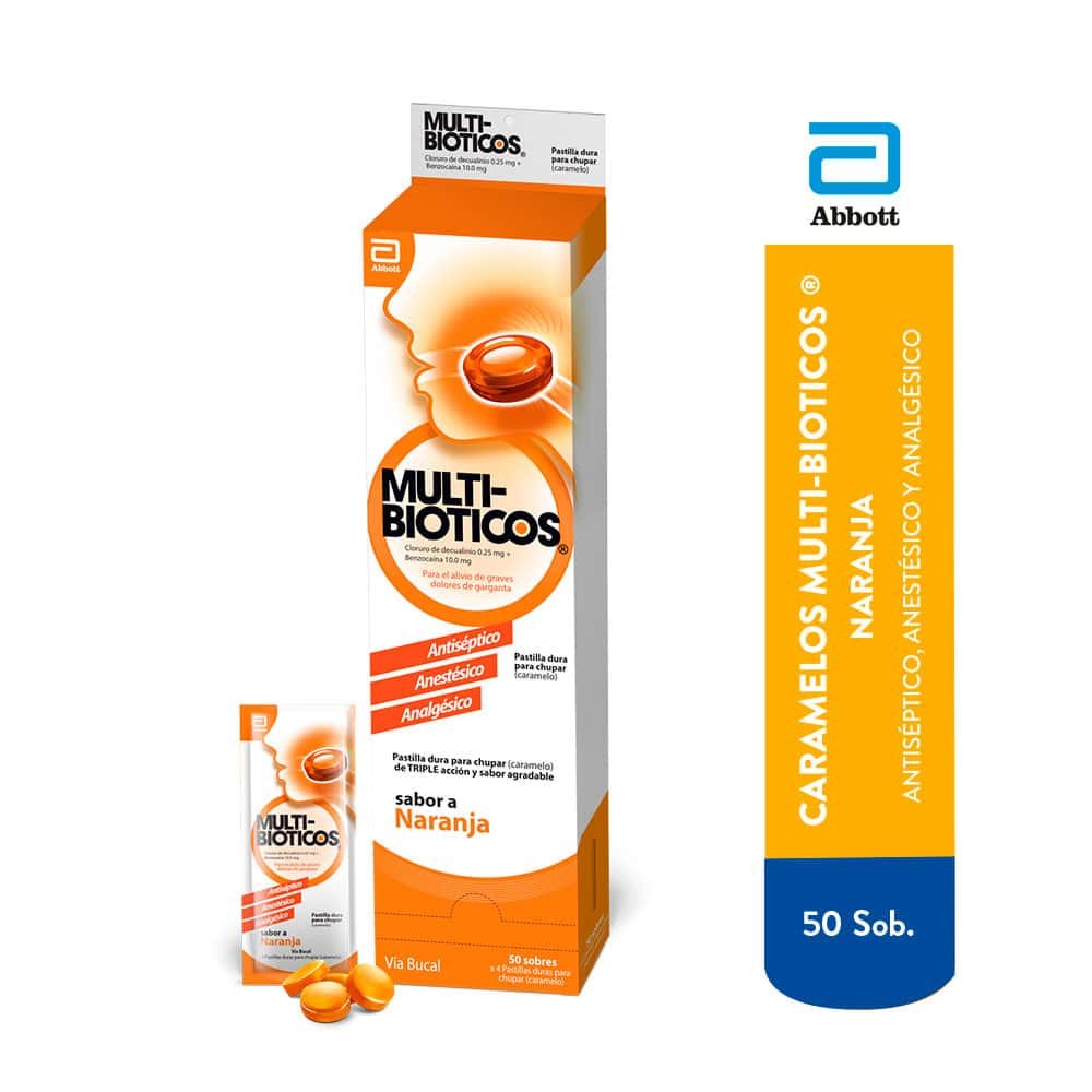 MULTI-BIOTICOS SABOR A NARANJA