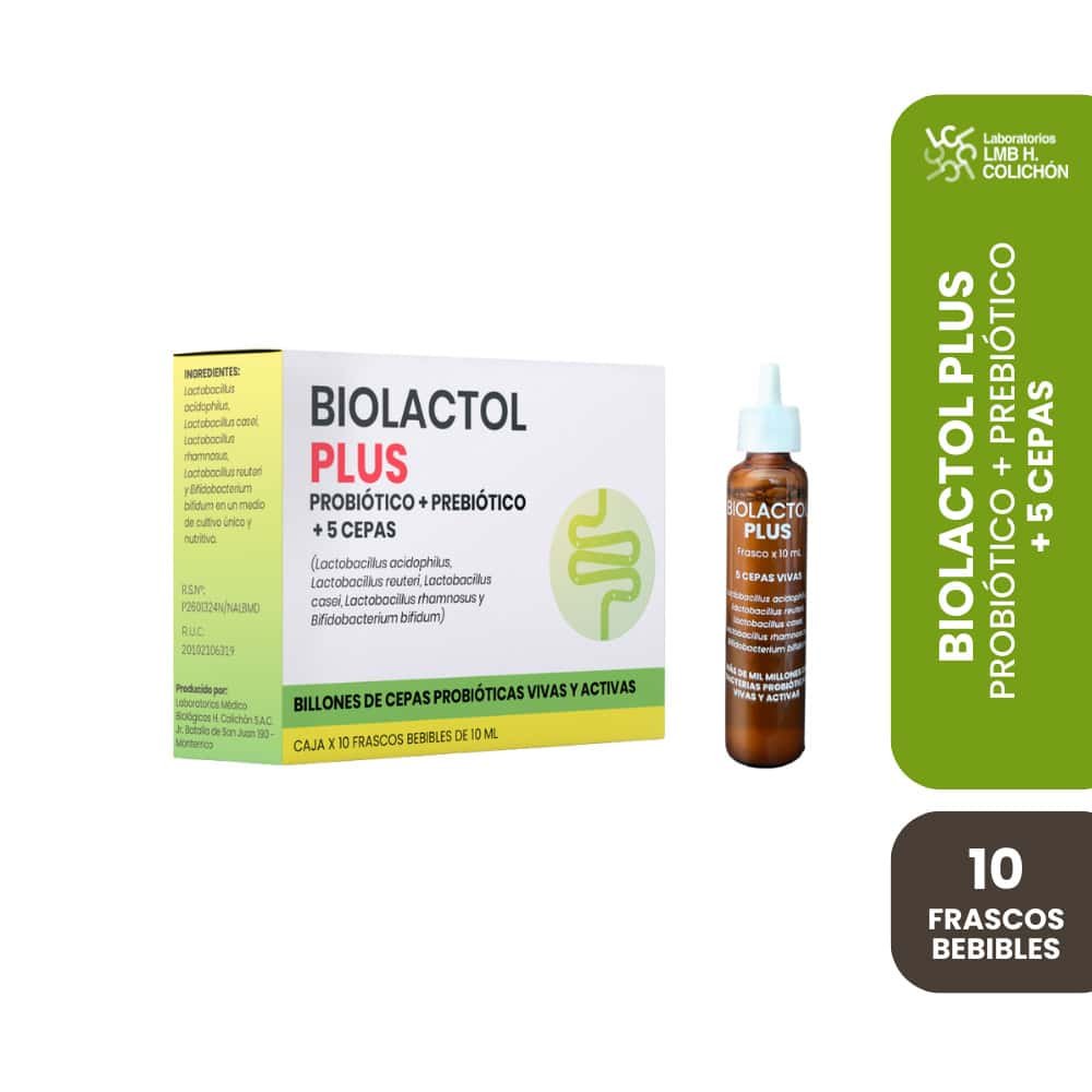 BIOLACTOL PLUS - FRASCOS BEBIBLES