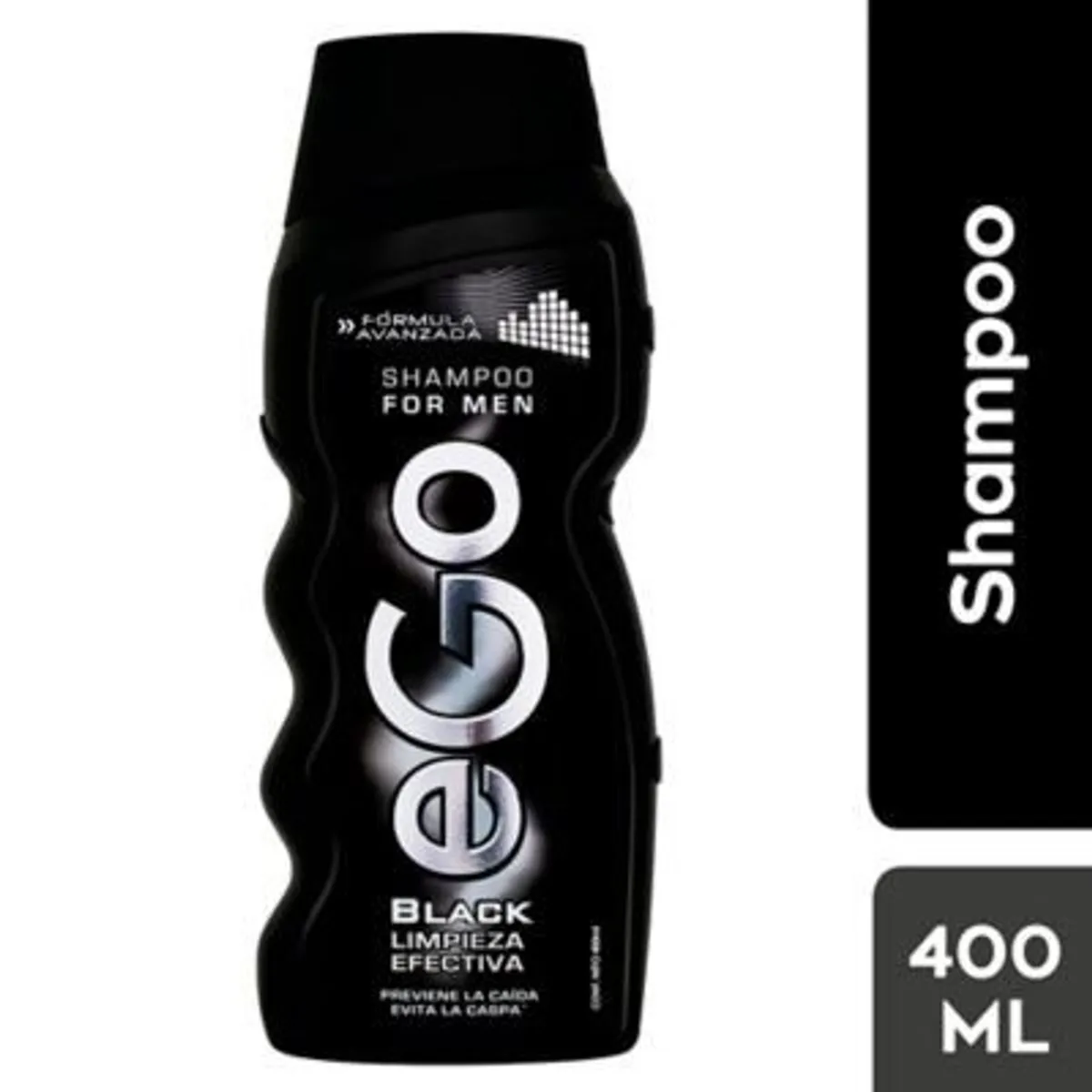 Shampoo Ego Men Black Limpieza Efectiva Botella