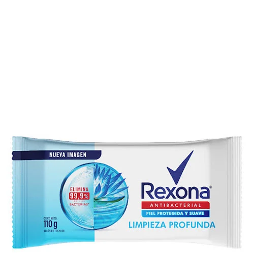 Jabón en Barra Antibacterial Limpieza Profunda Rexona