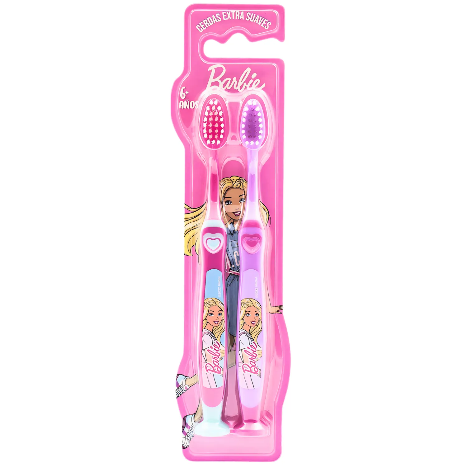 Cepillo Dental Barbie Vien Dos (Twin Pack x 2)