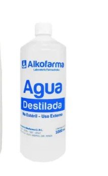 Agua destilada