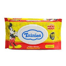 Toallitas Húmedas Antibacterial Mickey Mouse Tuinies x 100 und