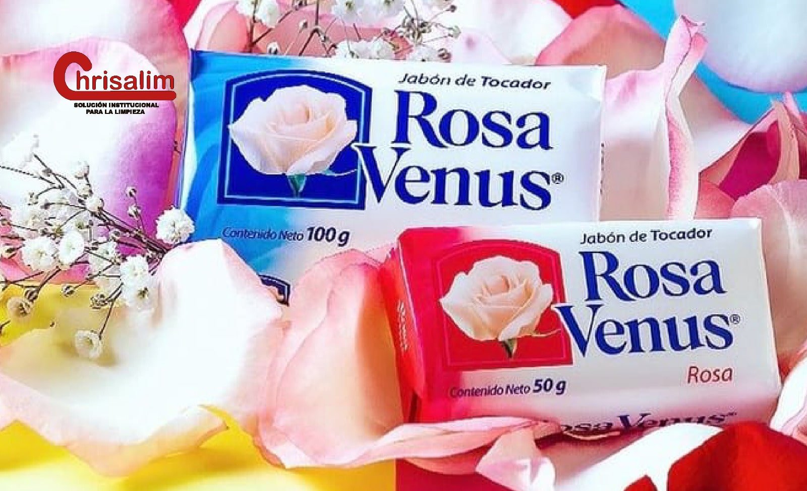 JABON DE TOCADOR ROSAS 150G "ROSA VENUS".
