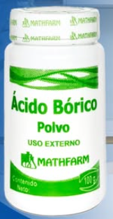 Acido Bórico Polvo - Frasco