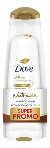 SHAMPOO DOVE NUTRICION + FUSION DE OLEOS PACK