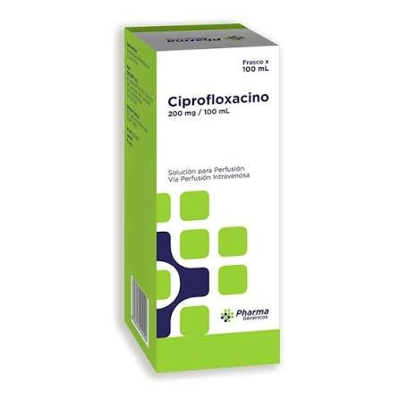 ciprofloxacino para perfusion intravenosa