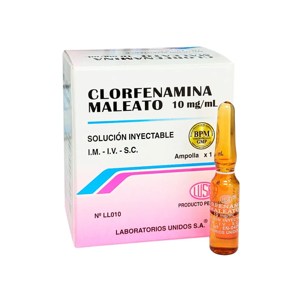 Clorfenamina Maleato 10 mg / ml