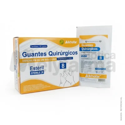 Guantes Quirúrgicos ALKHOFAR Talla 8