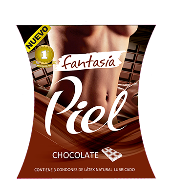 Pack x3 Condon Piel Fantasia Chocolate