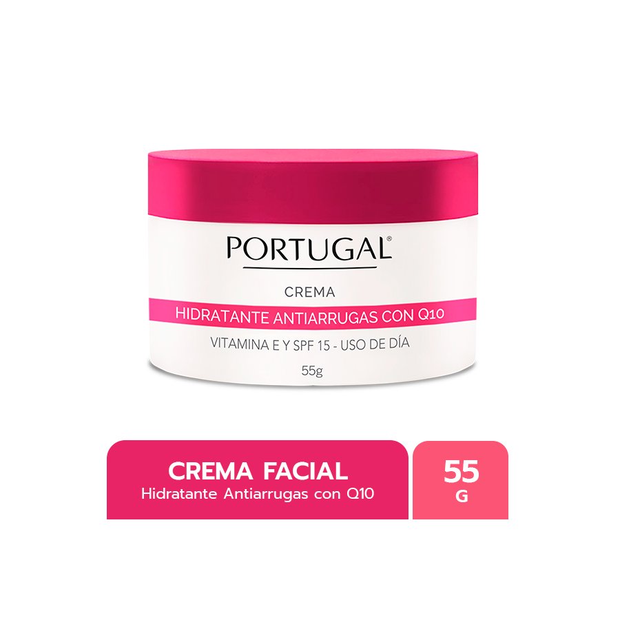 Crema hidratante antiarrugas con Q10