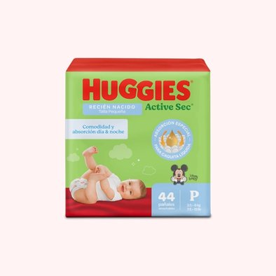 HUGGIES ACTIVE SEC (recién nacido)