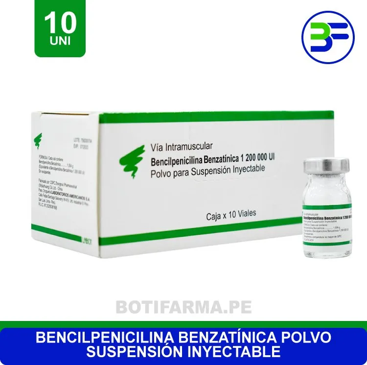 Benzilpenicilina Benzatínica 1 200 000 UI