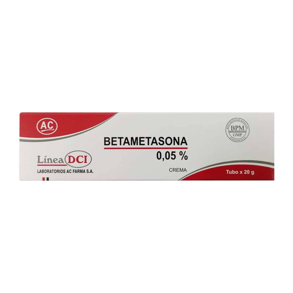 BETAMETASONA 0.05 % CREMA