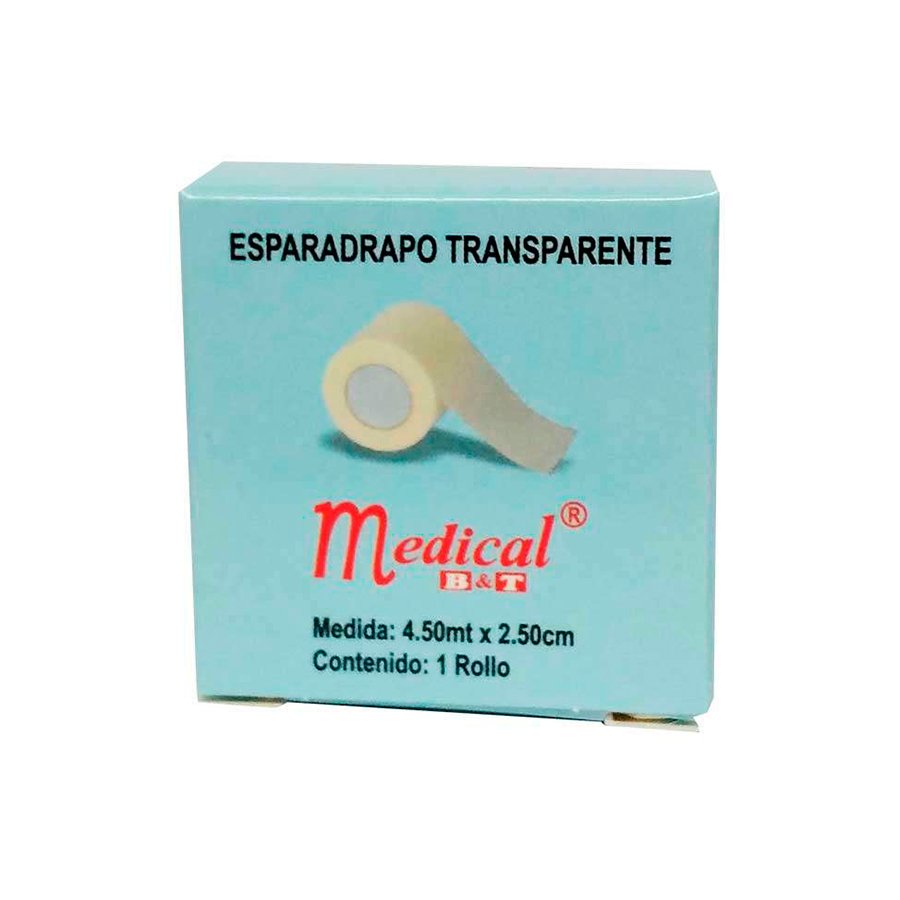 ESPARADRAPO TRANSPARENTE - MEDICAL B&T