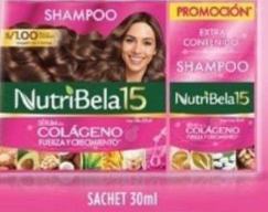 Nutribela 15 Sérum de Colágeno shampoo + acondicionador