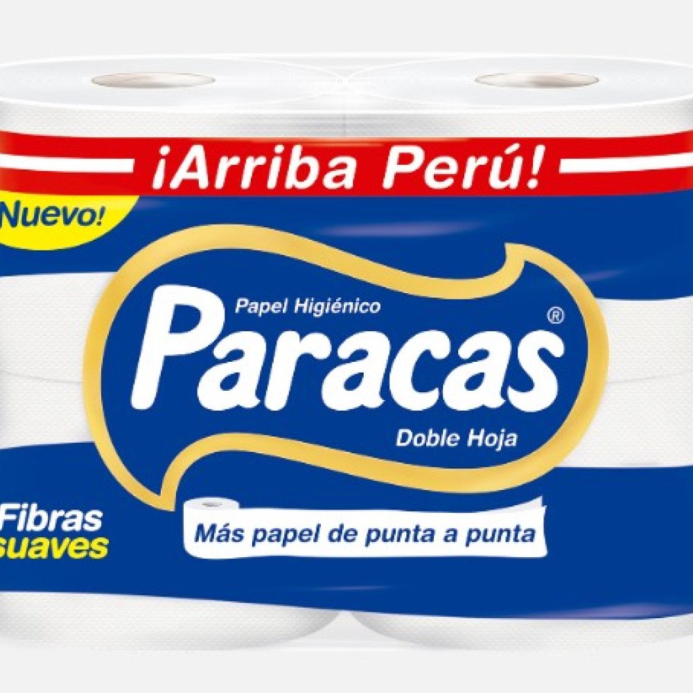 Papel Higiénico Paracas Azul Plancha 4 und Paracas