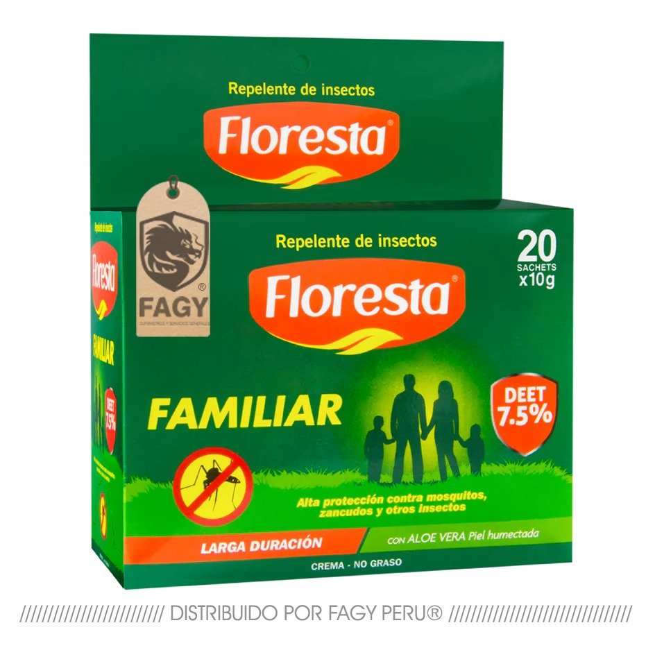REPELENTE FLORESTA FAMILIAR CREMA 7.5%