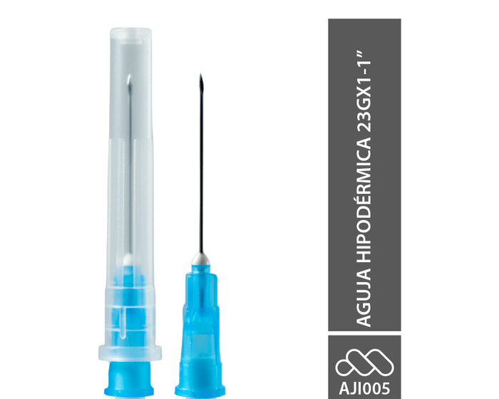 Aguja Hipodérmica Estéril 23G x 1