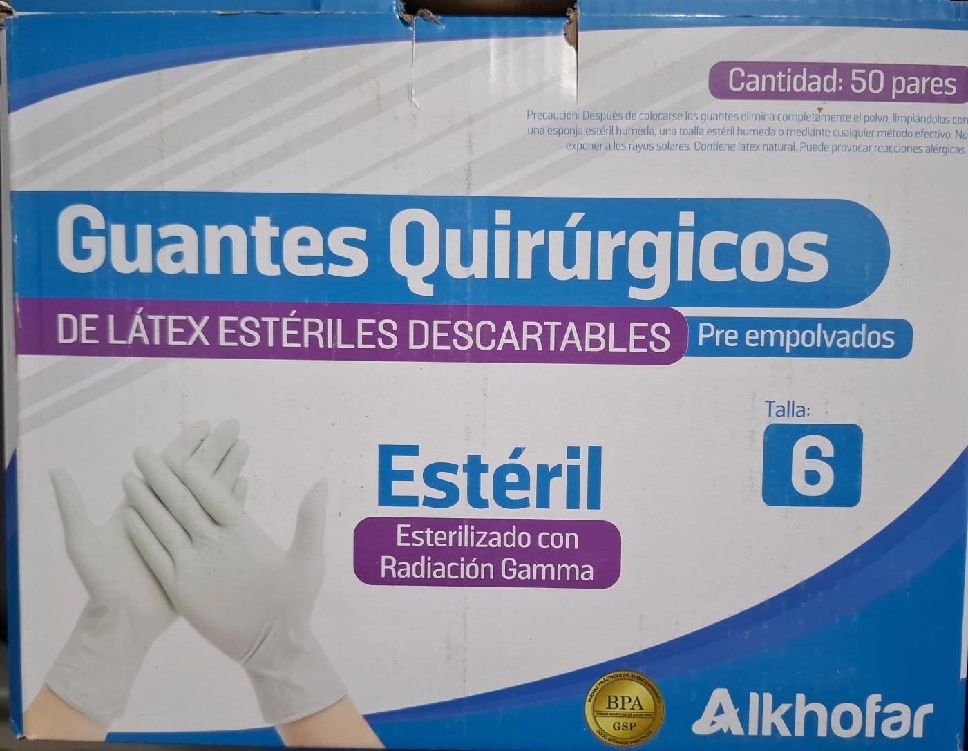 Guantes Quirúrgicos ALKHOFAR