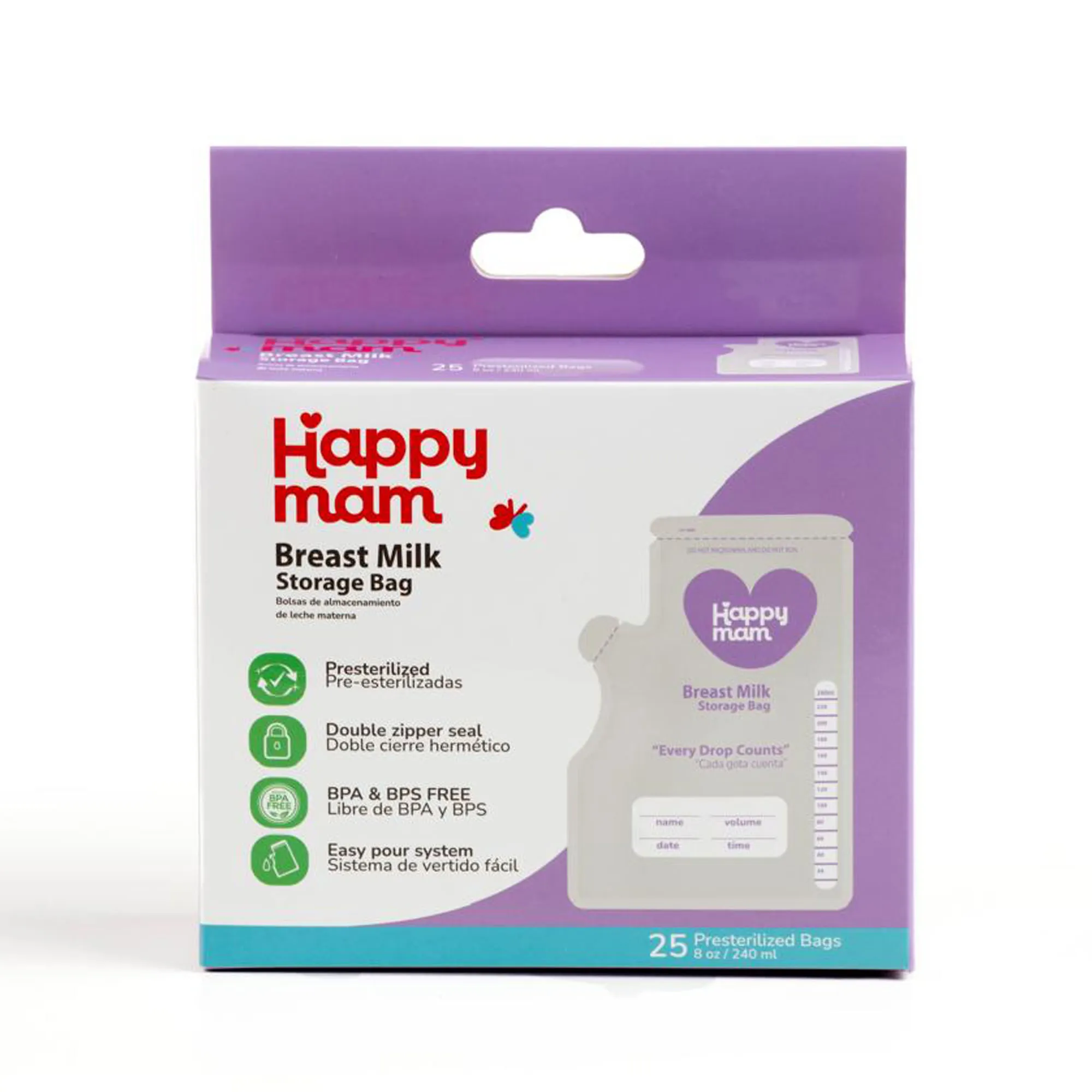 Bolsas de Almacenamiento de Leche Materna HAPPYMAM