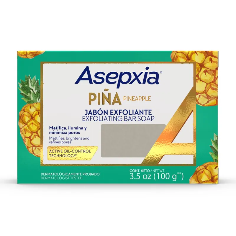 Jabón Exfoliante en Barra Asepxia Piña