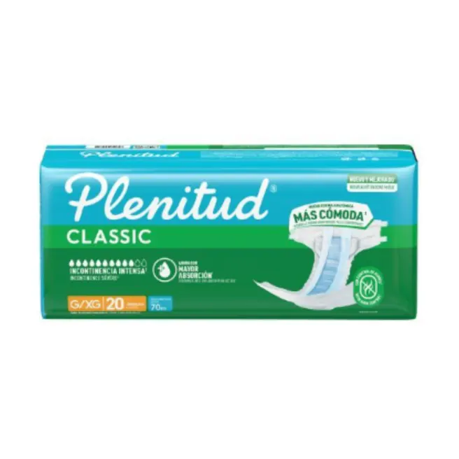 Plenitud Classis Pañal Talla G/XG