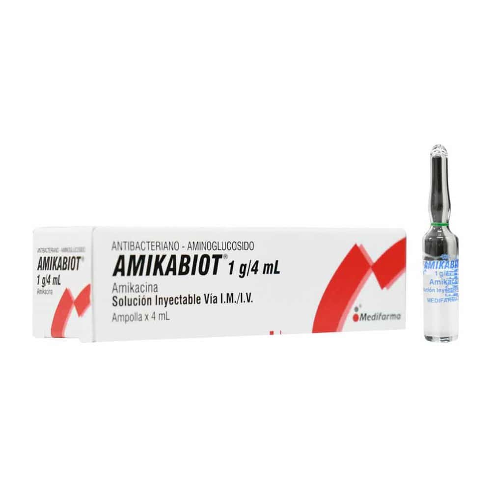 AMIKABIOT 1 G / 4 ML