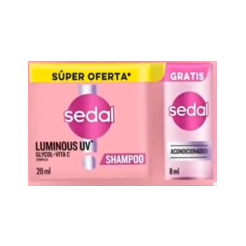 SHAMPOO SEDAL LUMINOUS UV + ACOND. SACHET
