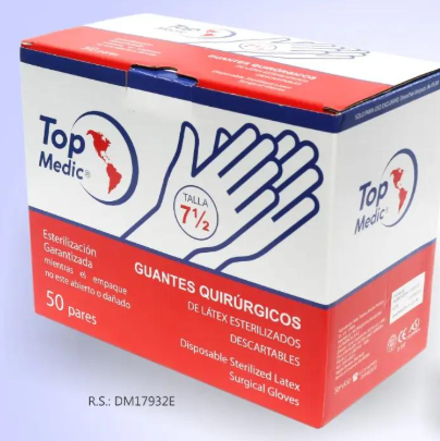 GUANTES QUIRÚRGICOS - TOP MEDIC