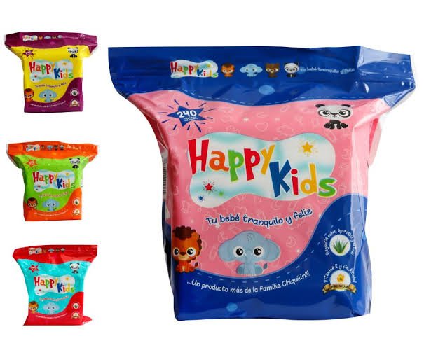 pañitos húmedos HAPPY KIDS