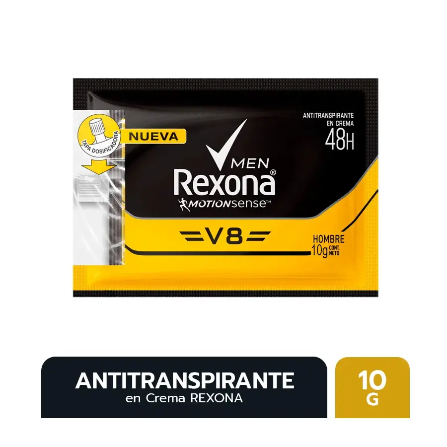 Desodorante Crema Hombre Rexona V8 Sachet