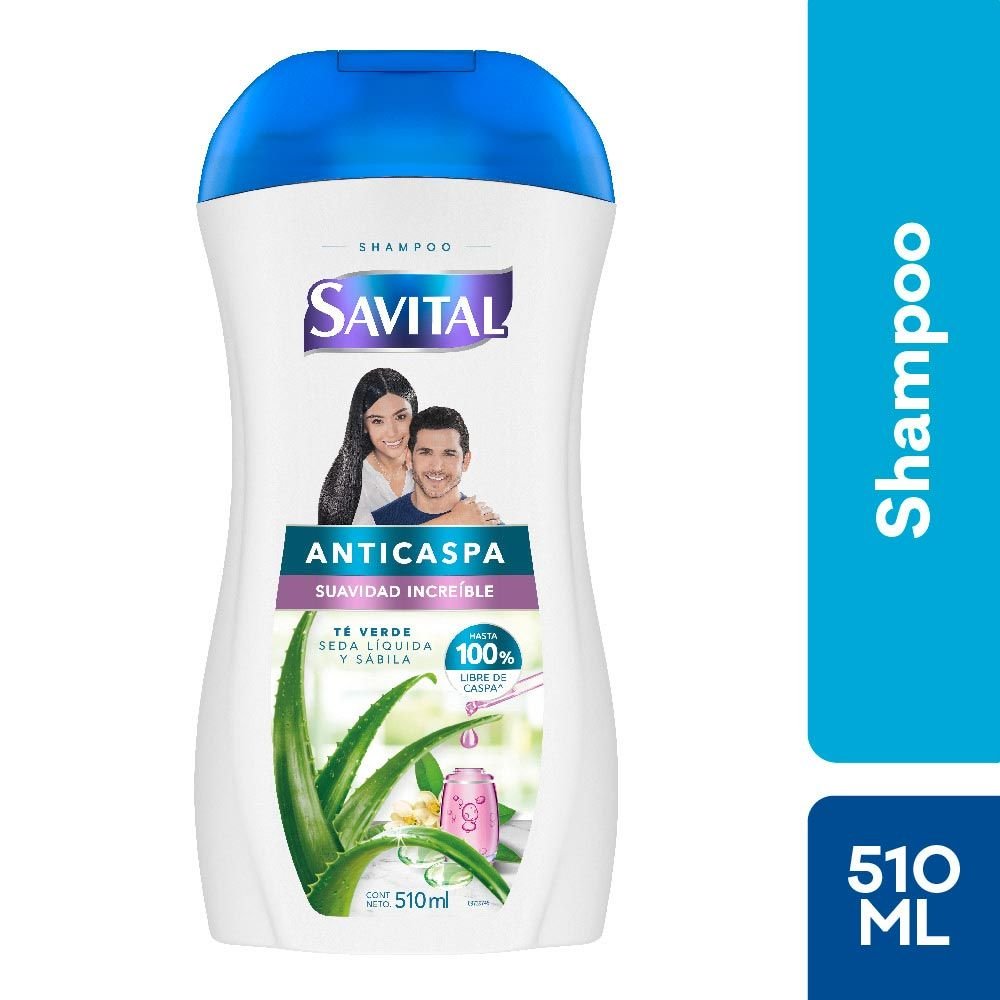 Savital Shampoo Anticaspa Suavidad Increíble