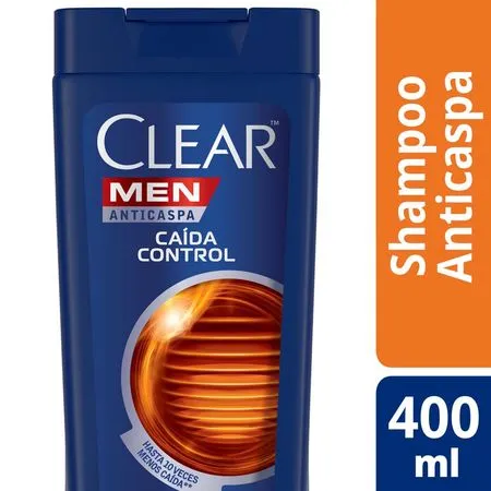 Shampoo CLEAR Men Anticaspa Control Caída Frasco