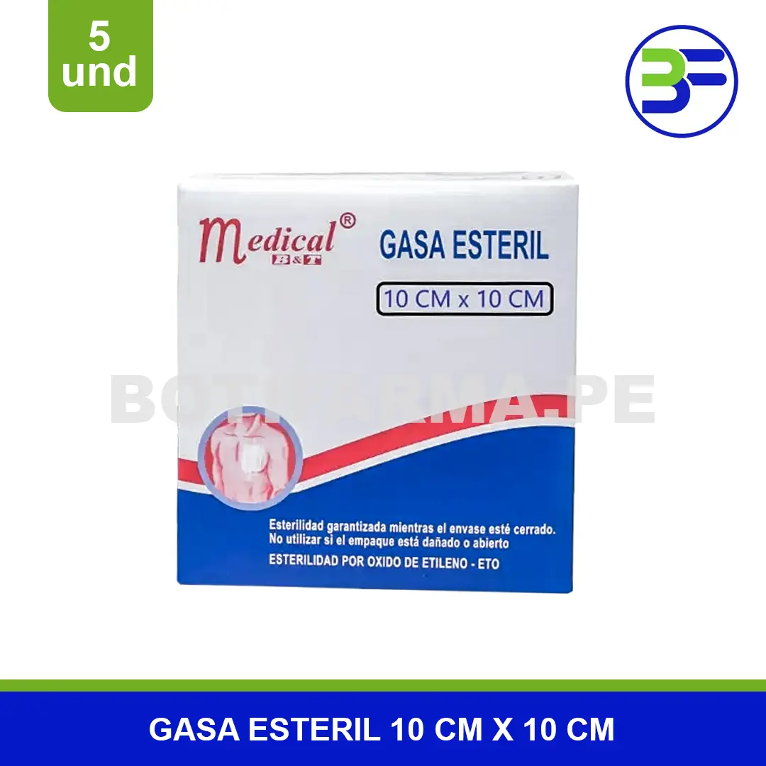GASA ESTERIL  10CM X 10CM