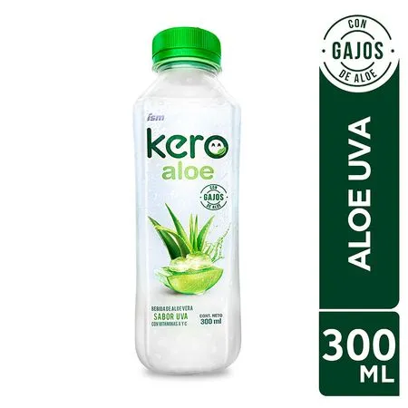 Bebida Aloe KERO Uva Botella 300ml