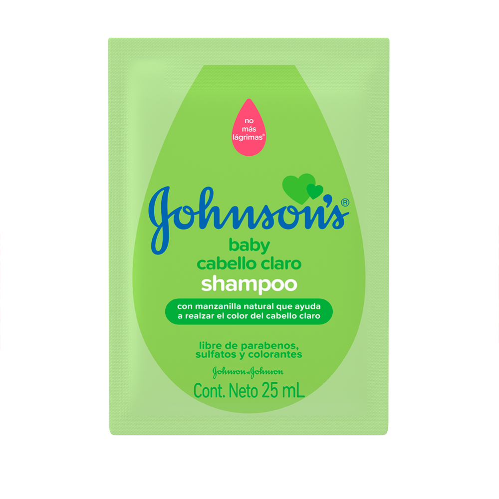 JOHNSON'S ® baby shampoo de manzanilla para cabello claro