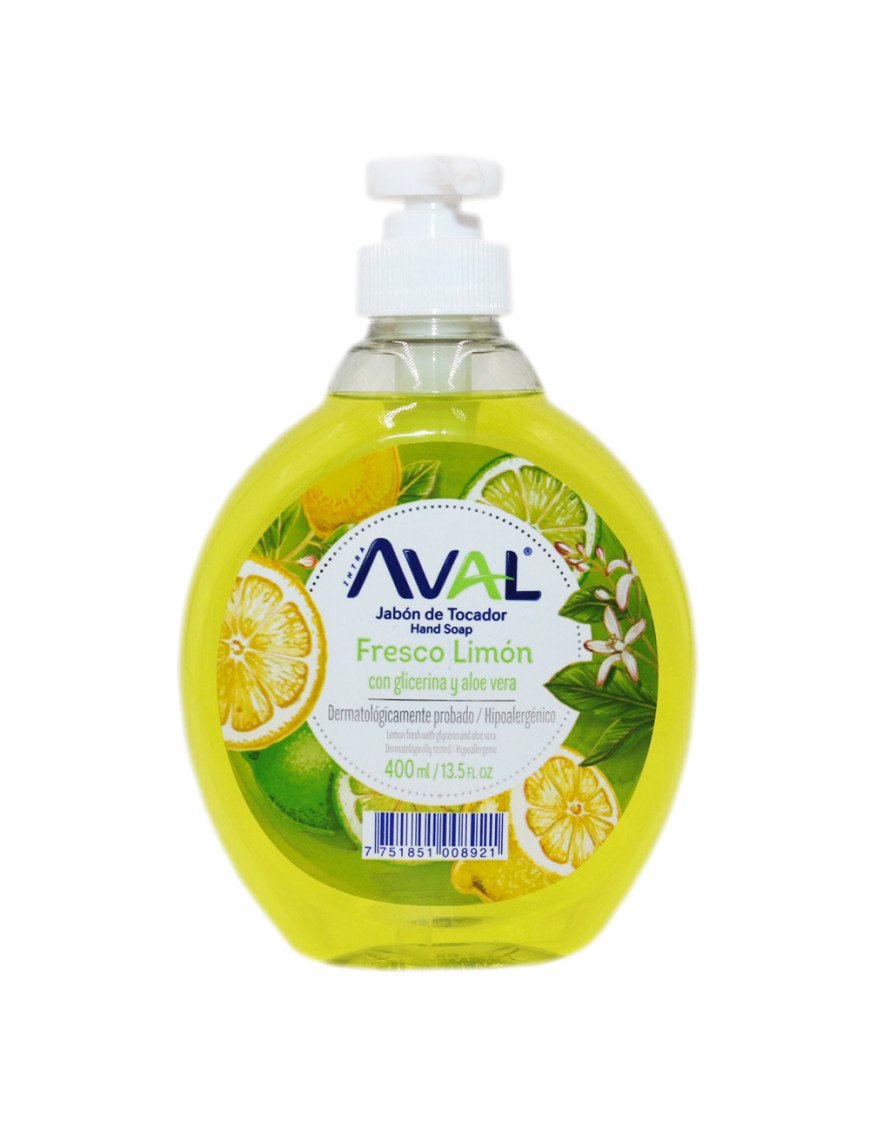 Jabon Liquido Antibacterial Aval
