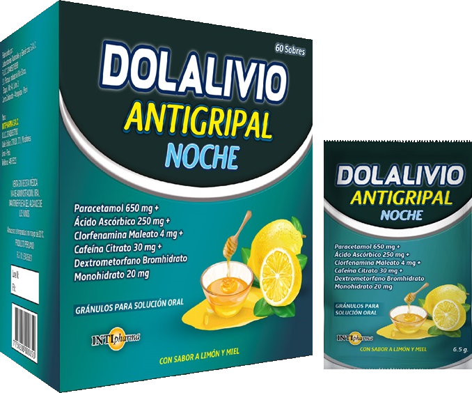 DOLOALIVIO ANTIGRIPAL NOCHE X 60 SOBRES