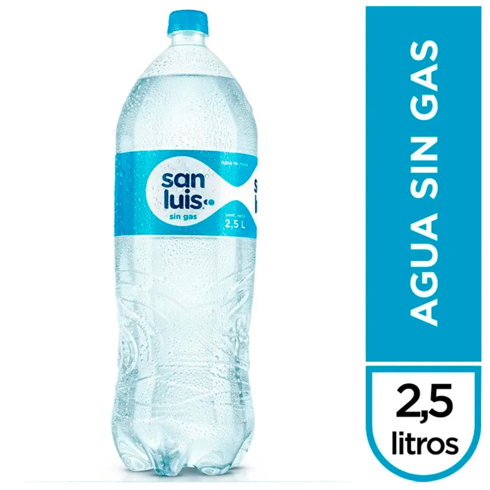 Agua SAN LUIS sin Gas Botella 2.5L